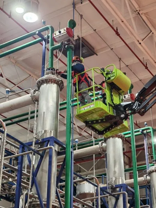 Sistema neumático de planta